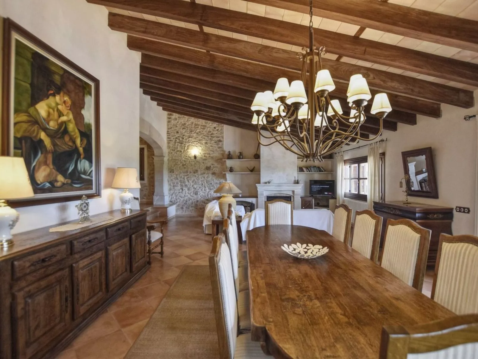 Villa mit eigenem Schwimmbad - Dedans