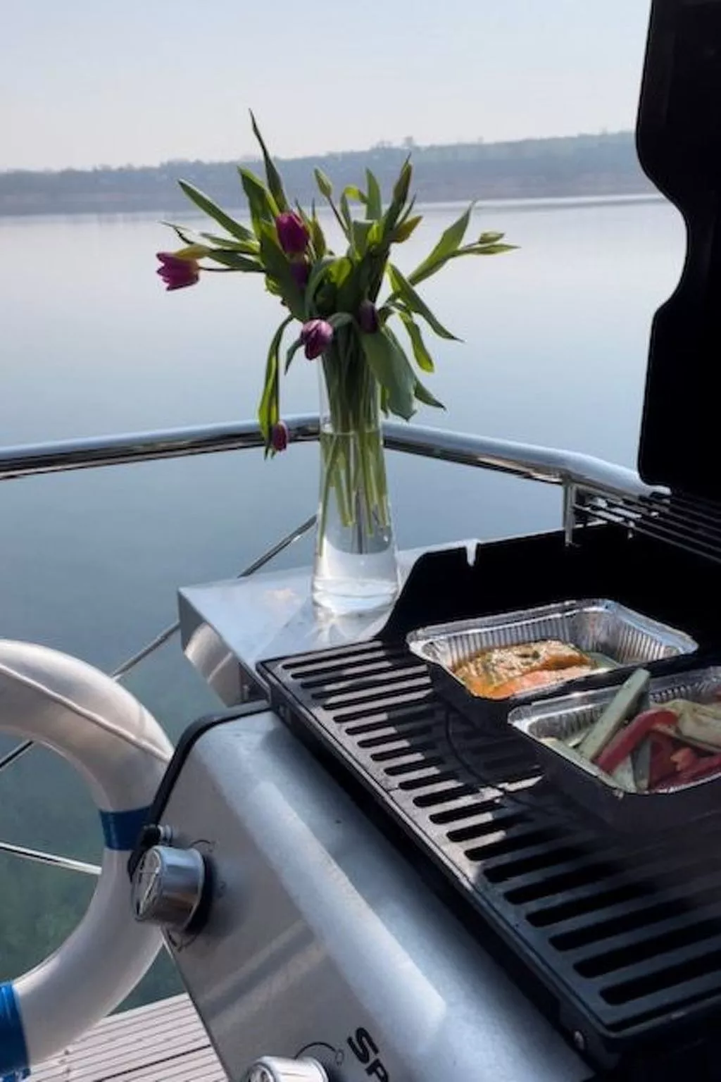 Hausboot mit Sauna - Draußen