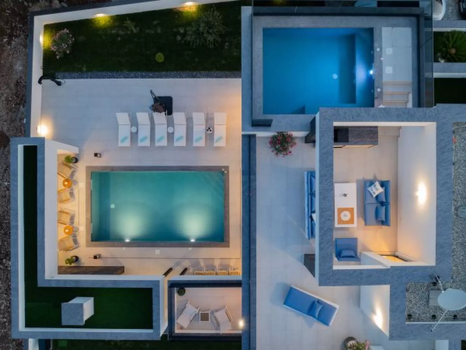 Villa Elena with two pools and spa - Image-tags.info