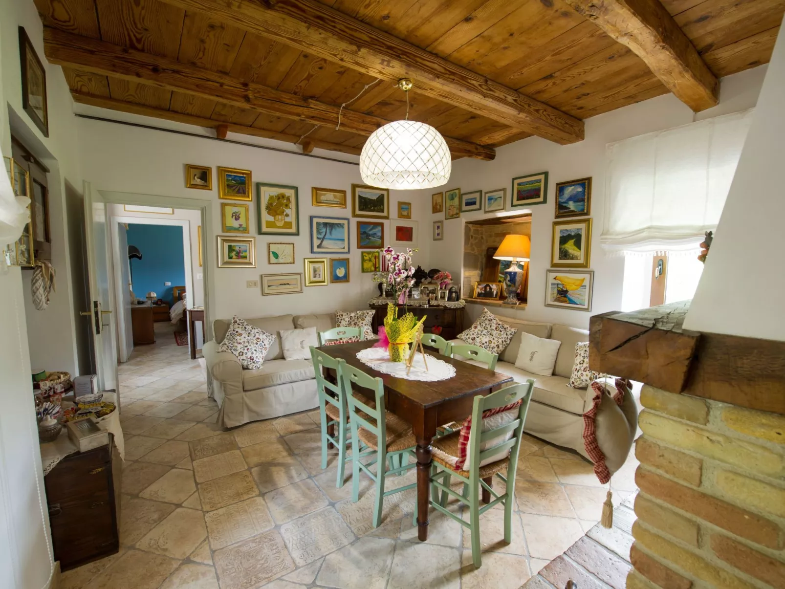 Ferienzimmer 'Flower Room - Drinnen