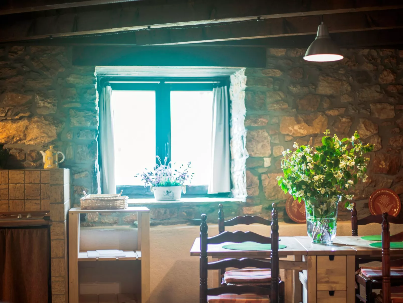 Rural Médulas Haus 1. für 4 PAX belegt. - Drinnen