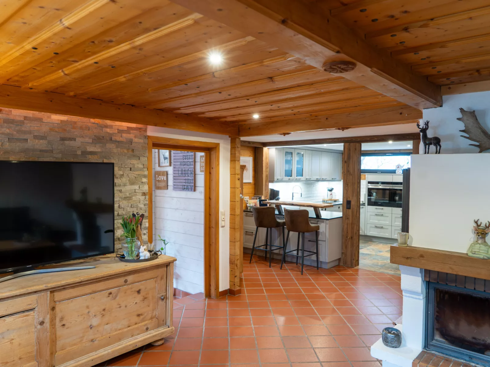 Oase im Grünen - Drinnen