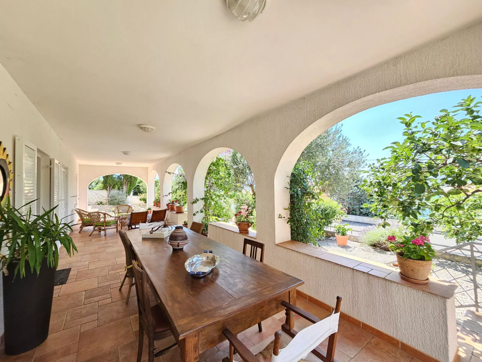 Zimmer für 2, mit Terrasse und Meerblick, ohne Küche - Draußen