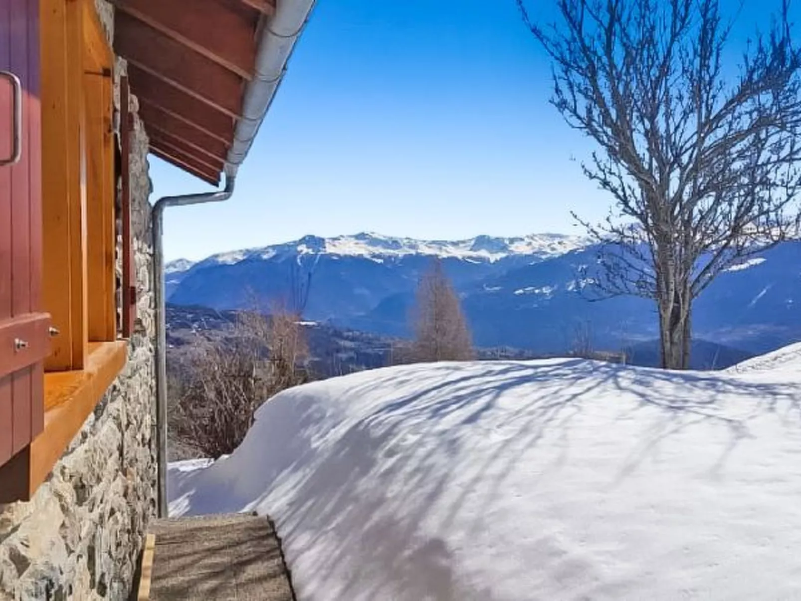 Tiny House facing the Alps - Ski in and out - Outside