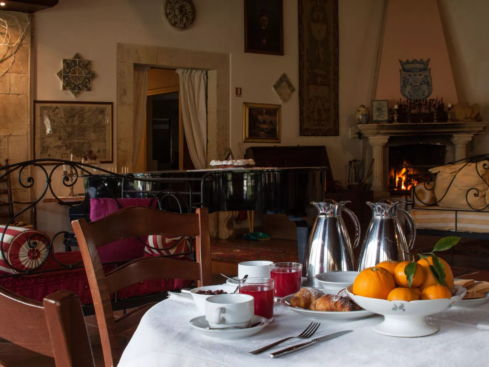 Villa dei Papiri - Exklusives Zimmer mit möbliertem Garten - Dedans