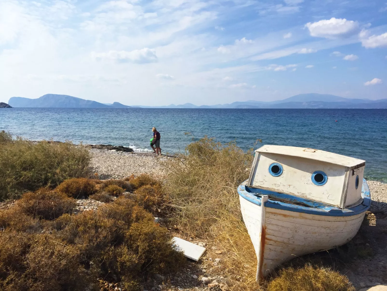 In Ermioni mit Grill, Terrasse und gemeinschaftlichem Pool - Draußen