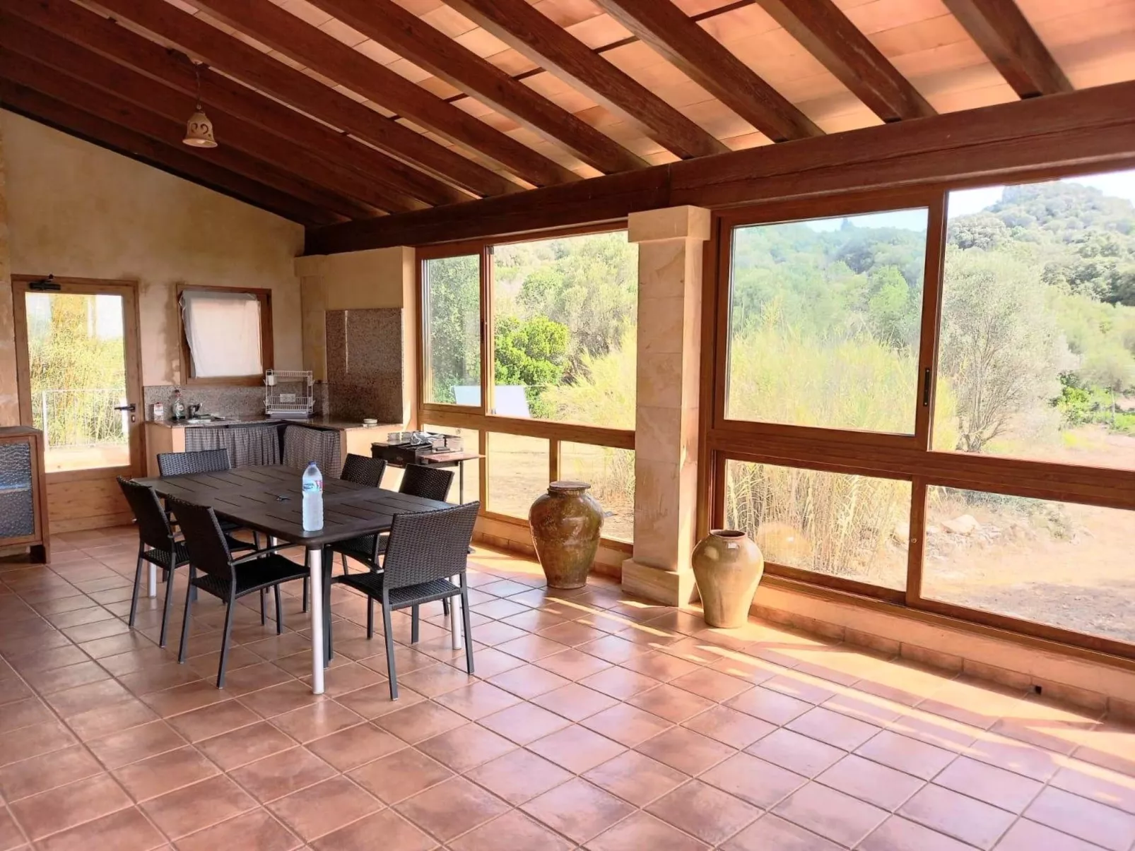 Finca 'Es Claper' mit privatem Fischteich - Draußen