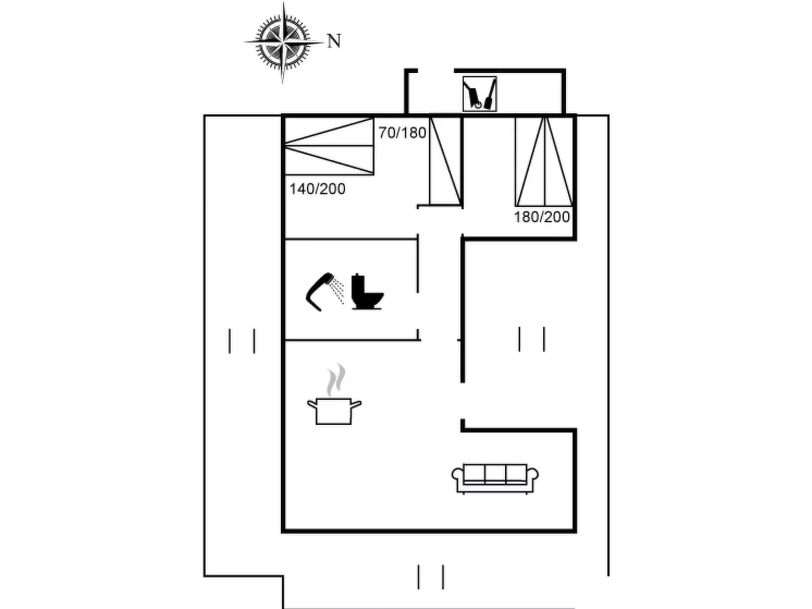 "Helma" - 200m from the sea - Dedans