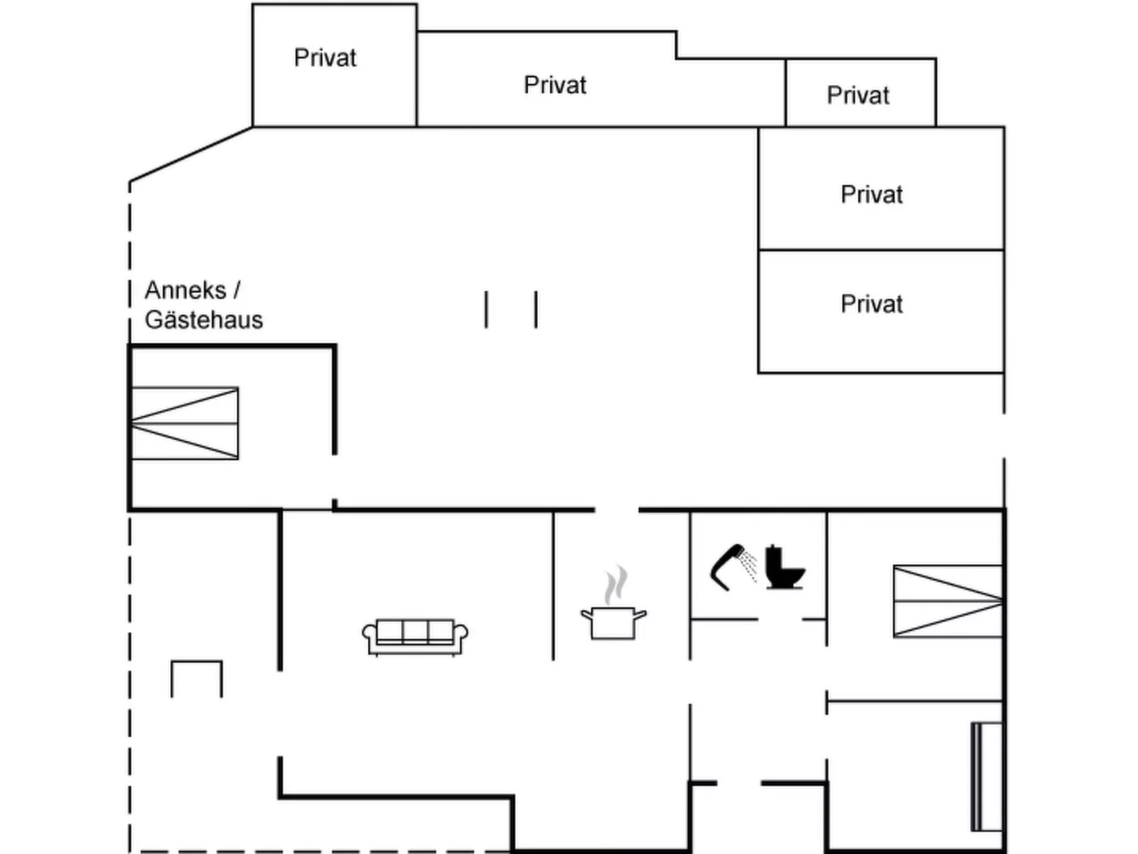 "Gardis" - 100m from the sea - Dedans