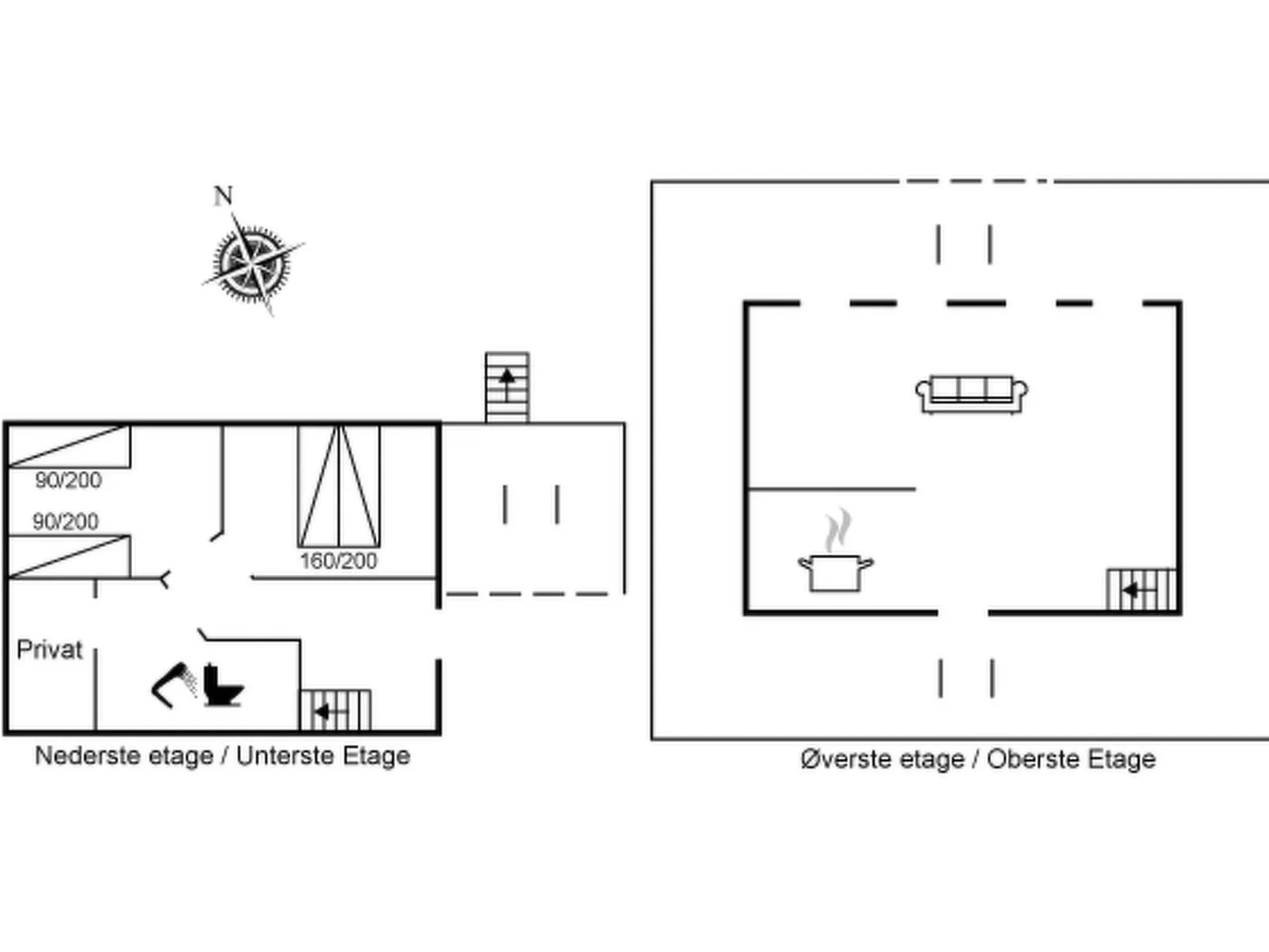 "Engelbertine" - 30m from the sea - Dedans