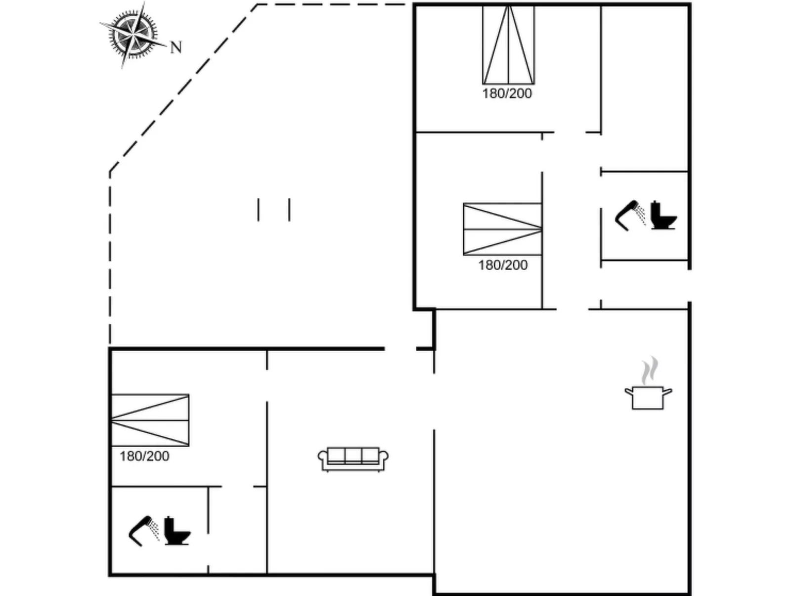 "Sana" - 2.5km from the sea - Inside