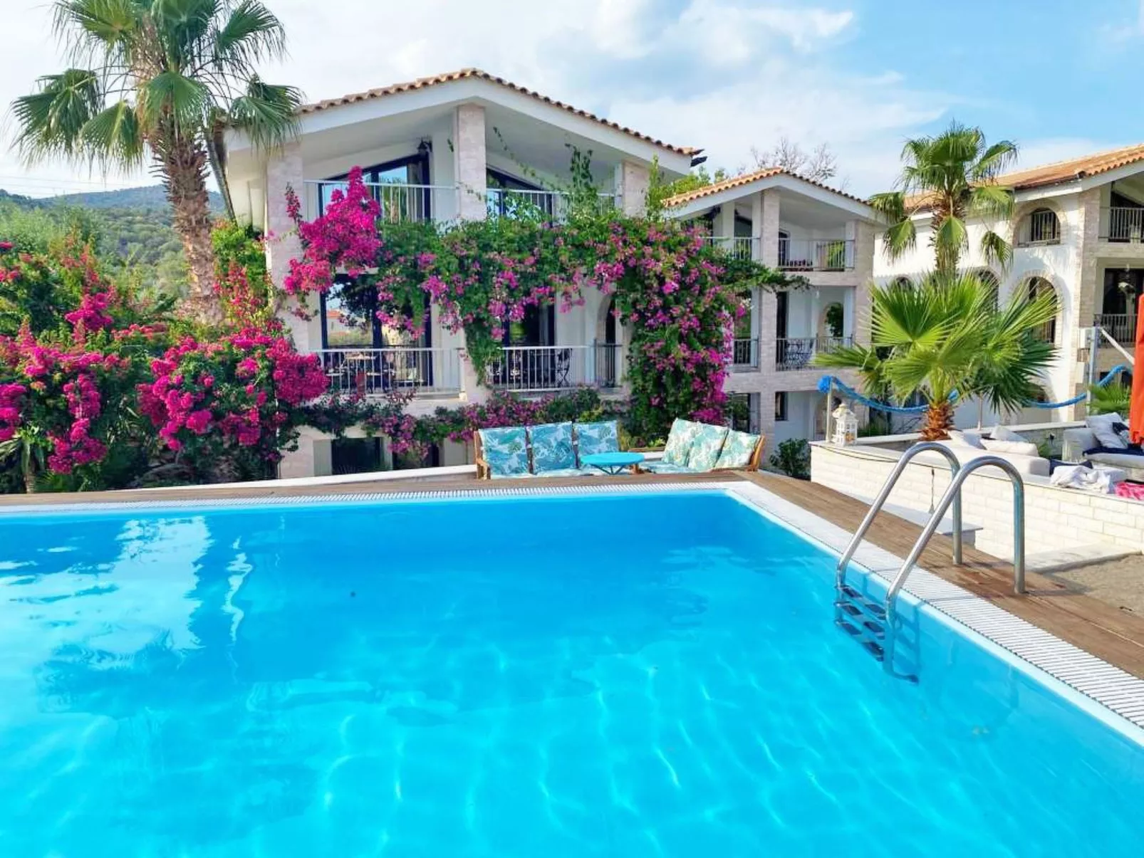 In Ermioni mit Grill, gemeinschaftlichem Pool und Terrasse - Draußen