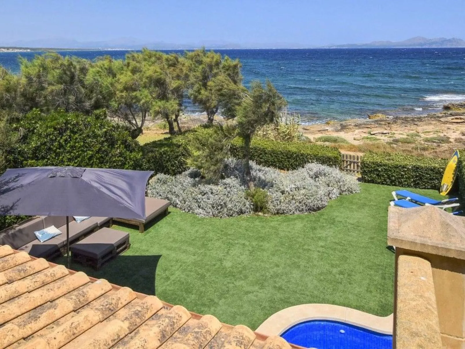 Gemütliches Ferienhaus in Urbanització S'estanyol mit Privatem Pool - Drinnen