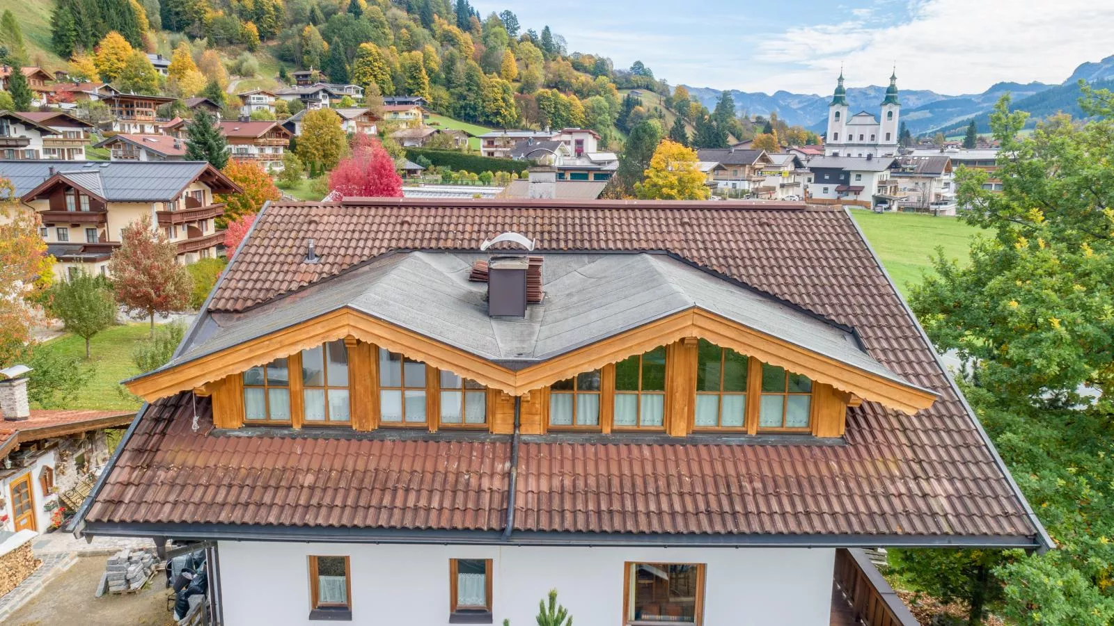 Appartement Brixnerwirt IV-Außenbereich Sommer