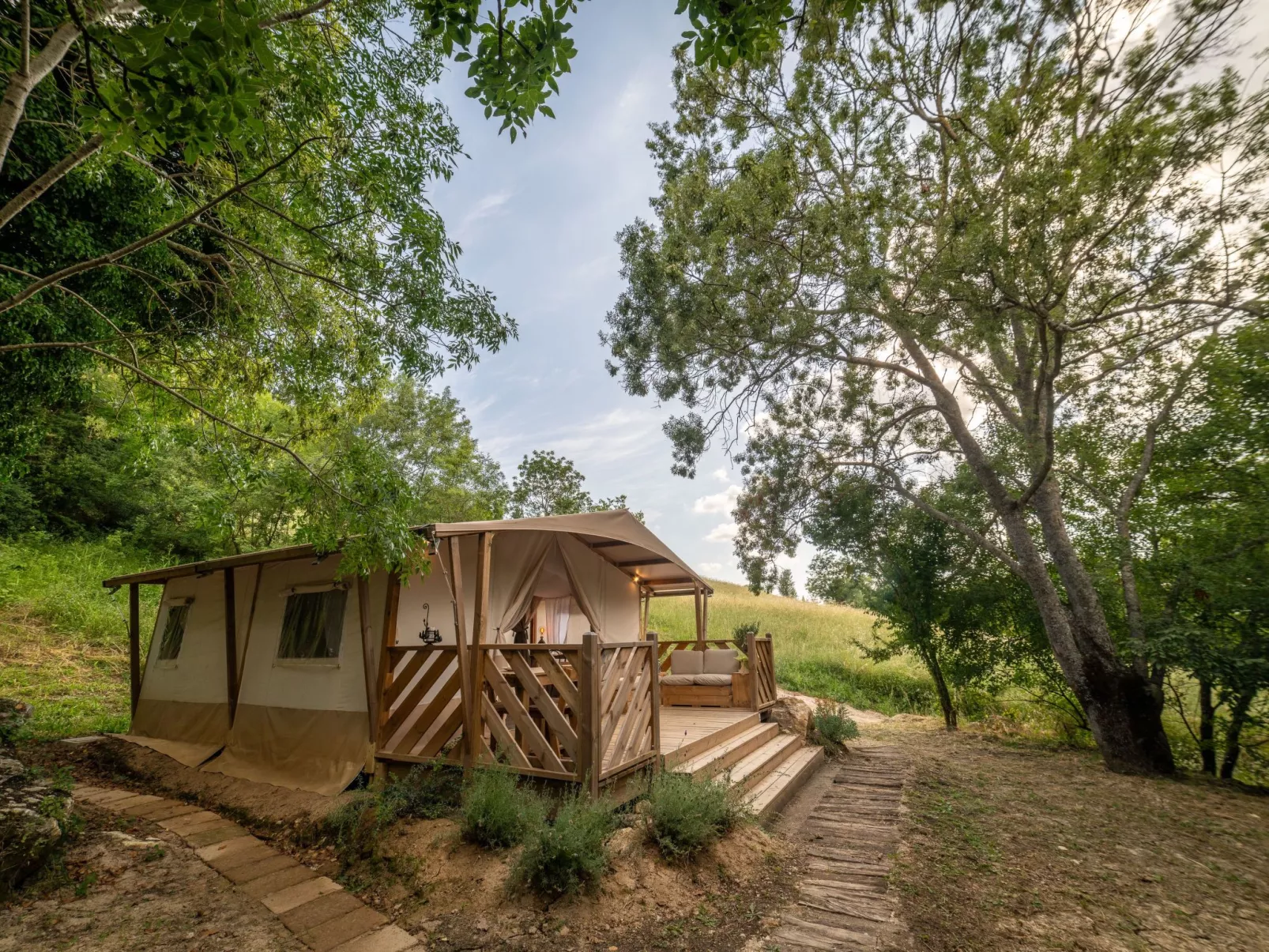 Glamping La Tenda di Lorenzo mit privatem Pool - Image-tags.info