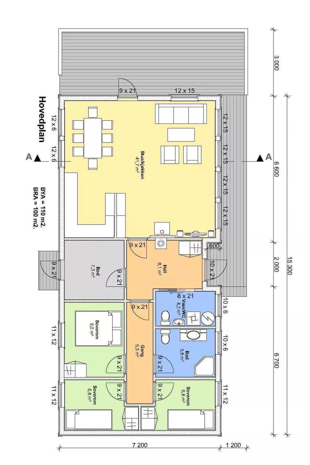 Tingvoll Blockhaus - Drinnen