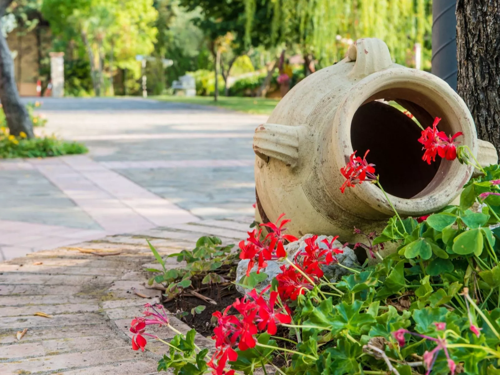 Gästezimmer der Villa Mirella - Draußen