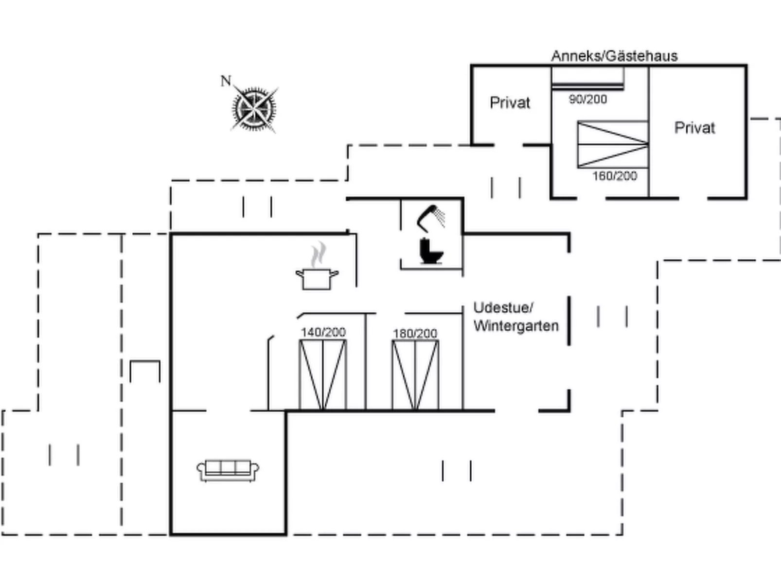 "Carlene" - 350m from the sea - Dedans