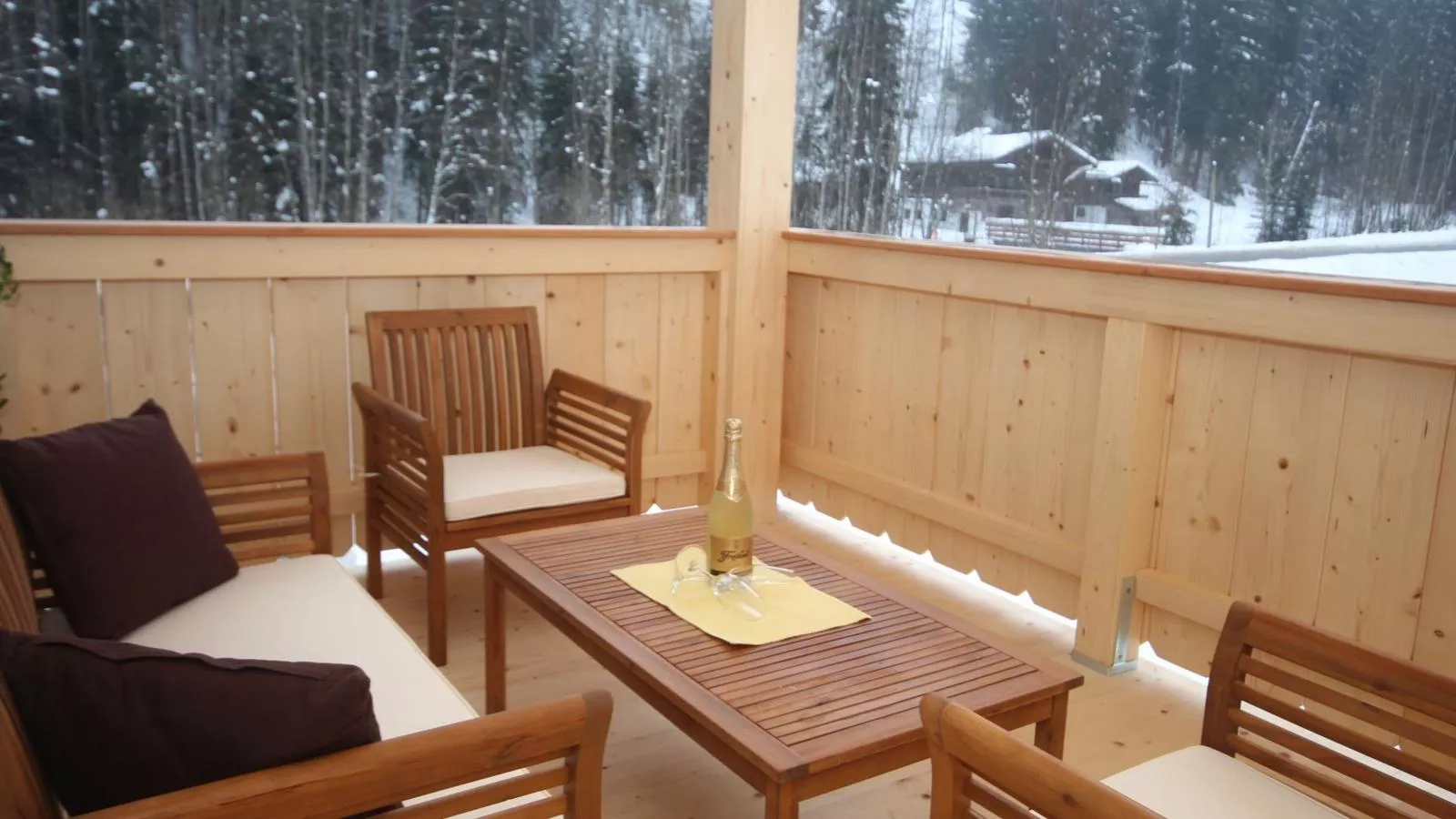 Blick auf den Rettenstein Top 1 und 2-Terrace balcony