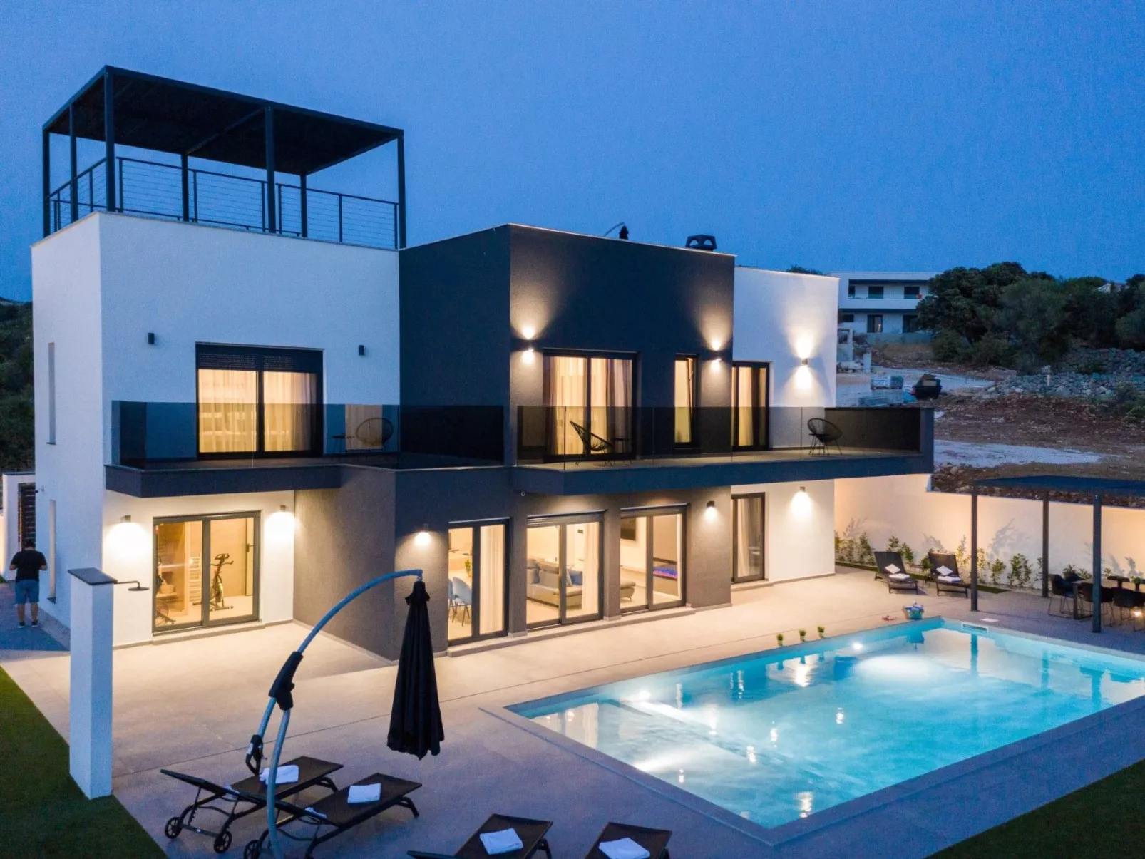 Ferienvilla "Villa Aria" mit Whirlpool - Outside