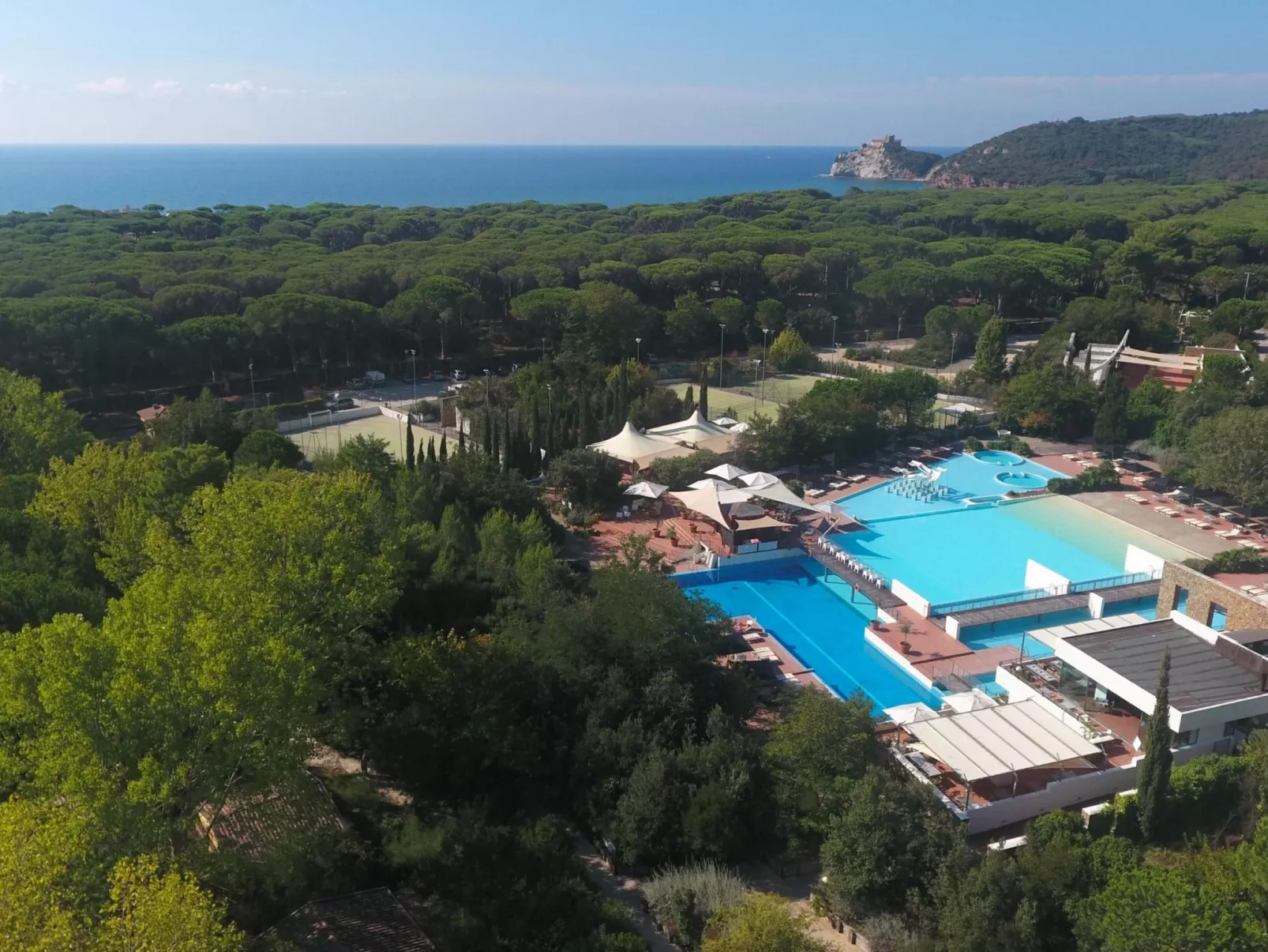 Safari-Lodge-Zelt in Castiglione della Pescaia - Outside