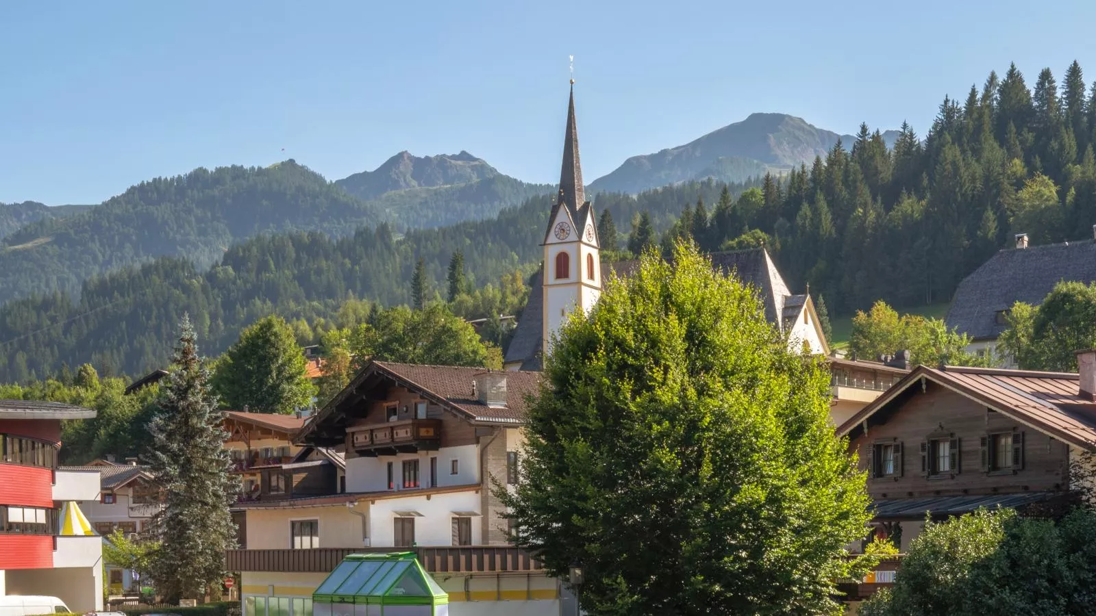 Chalet Hornblick-View summer