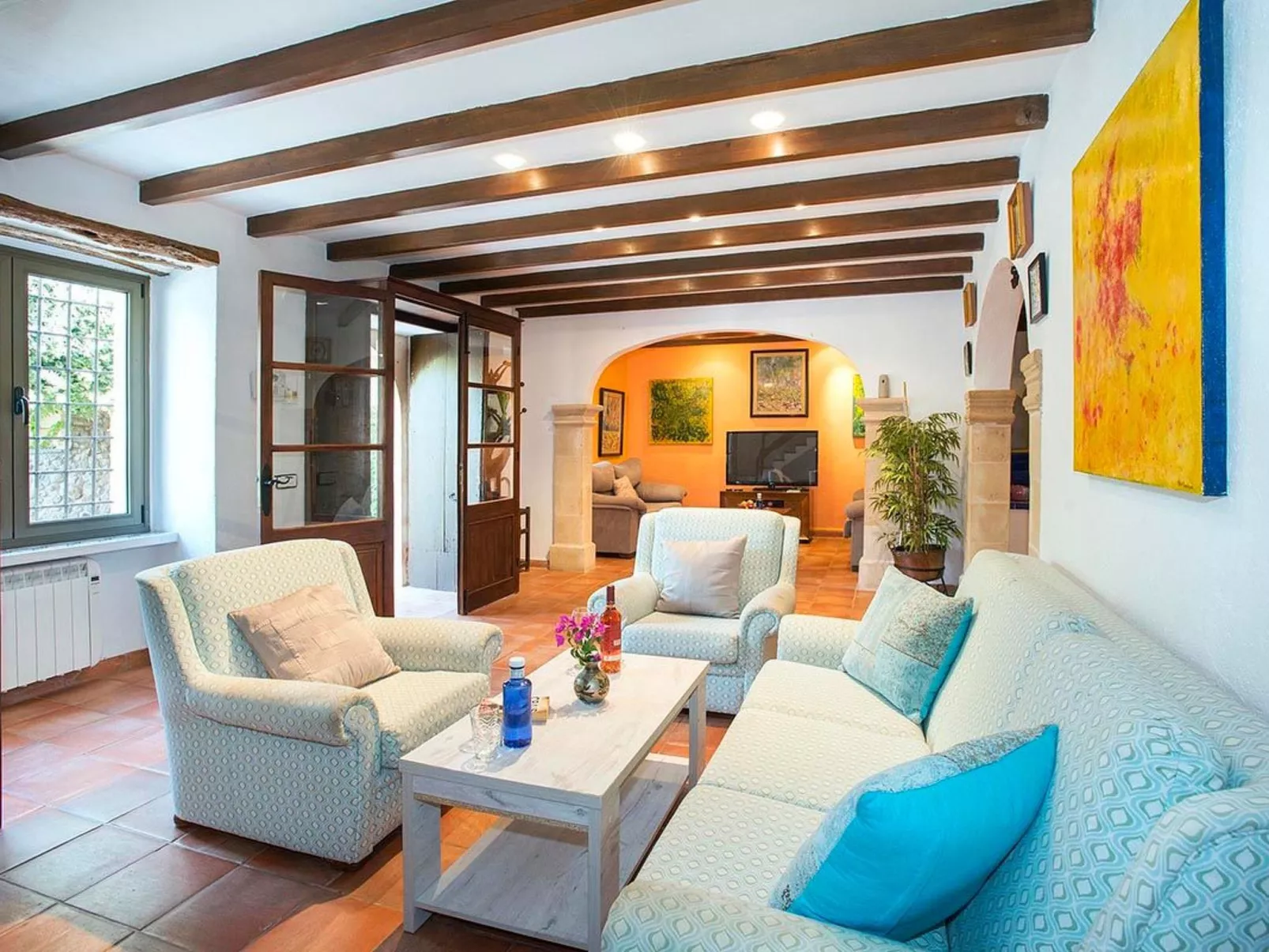 Impresionate Villa para 12 , Cala San Vicente - Dedans