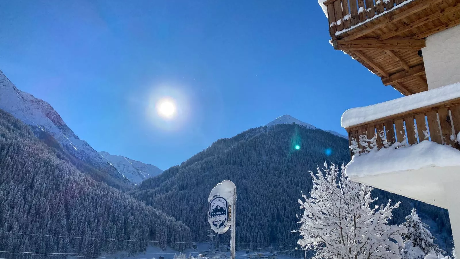 Arlberg-View in winter