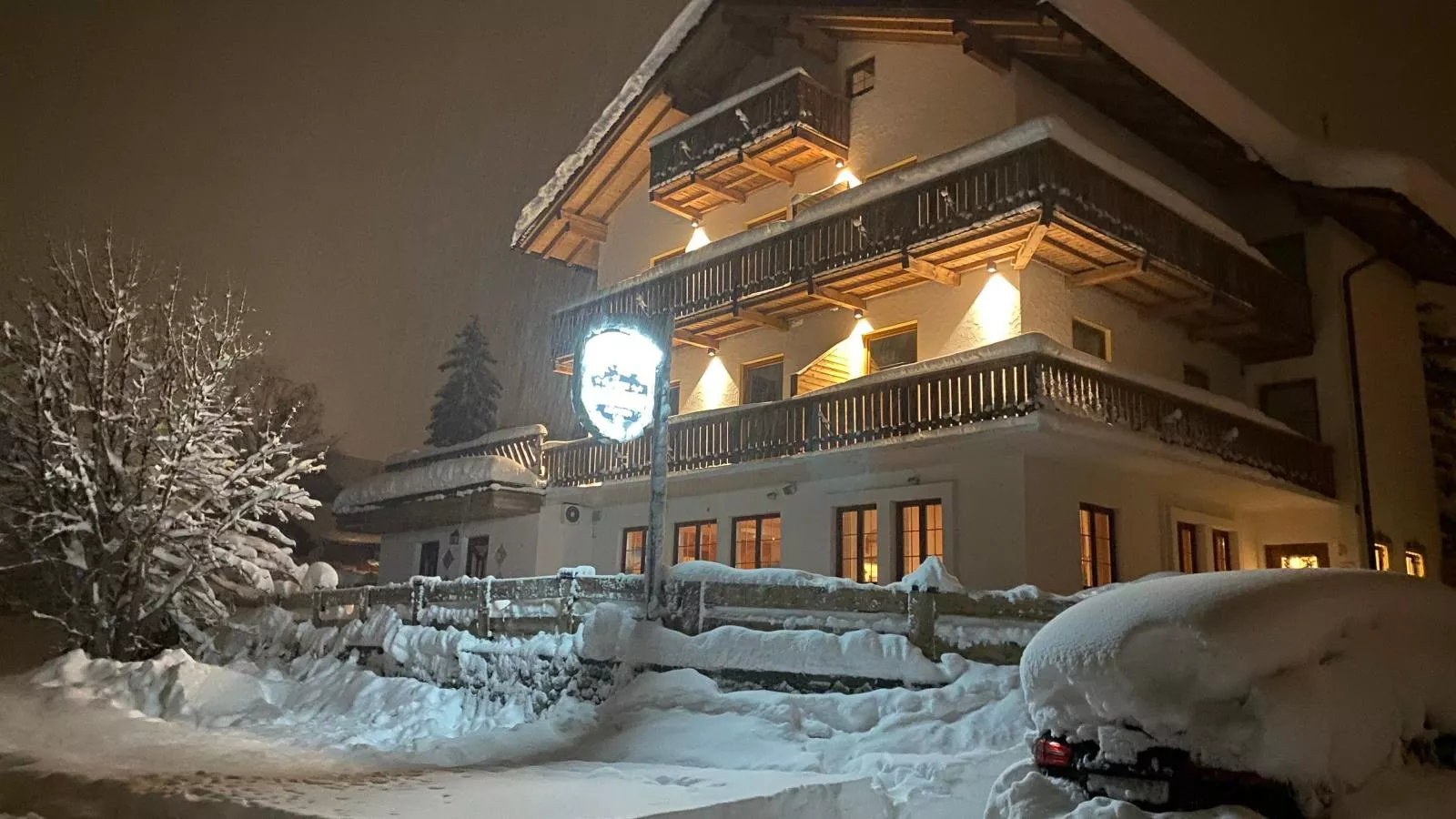 Arlberg-Exterior in winter