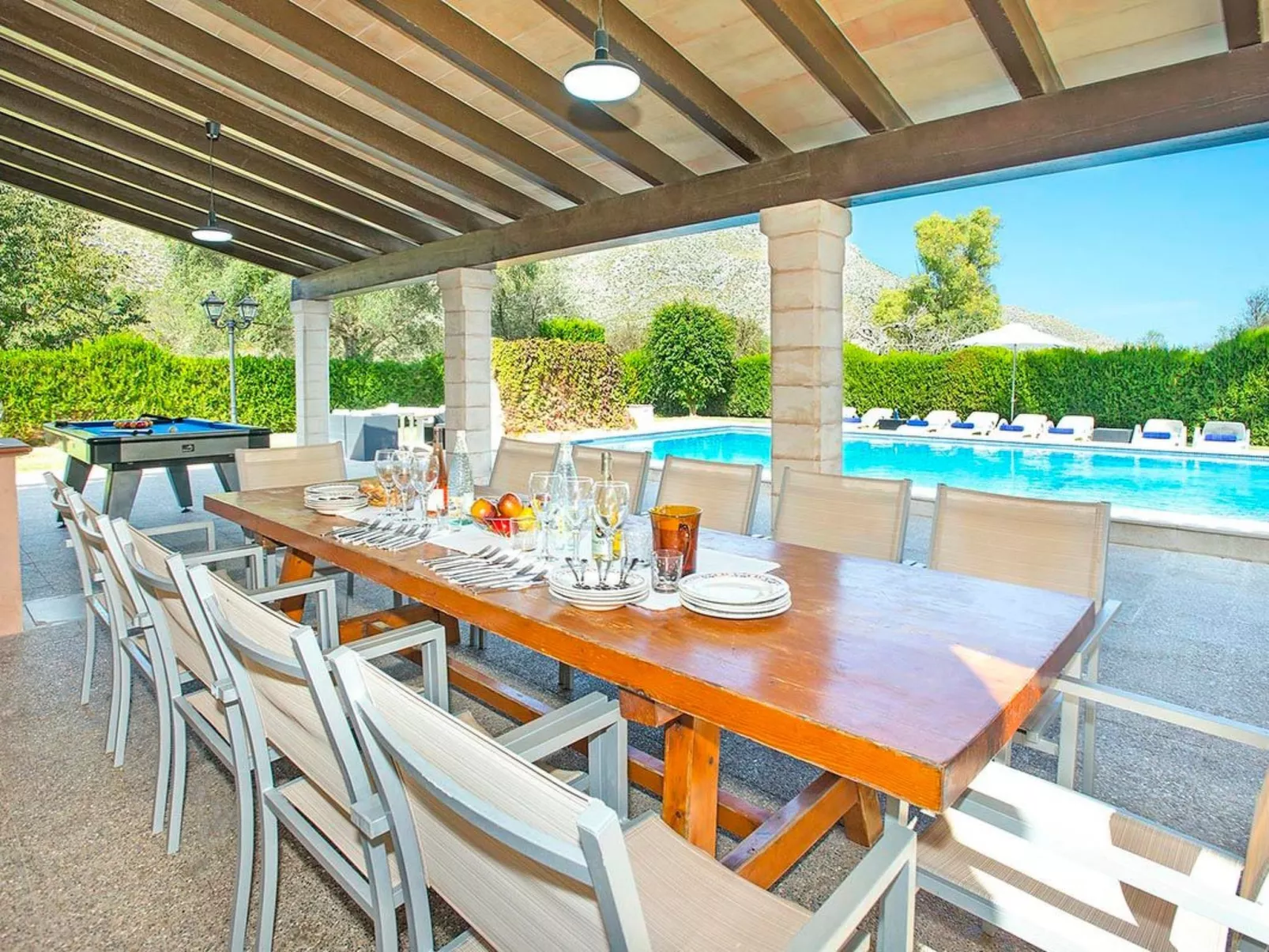 Impresionate Villa para 12 , Cala San Vicente - Dehors