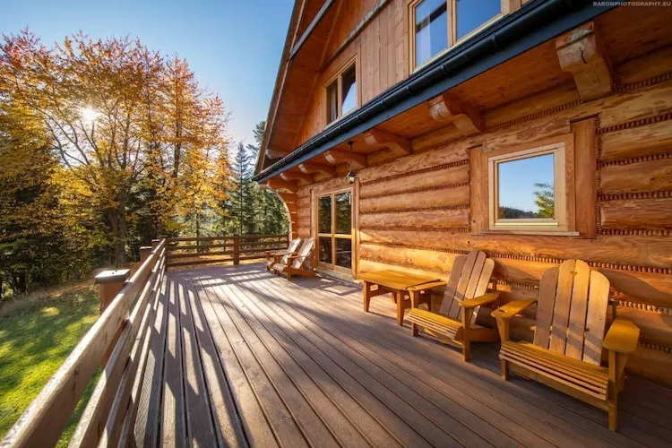 Dom wakacyjny dla 8 osób w Piwnicznej Zdroju - Terrasse/Balkon