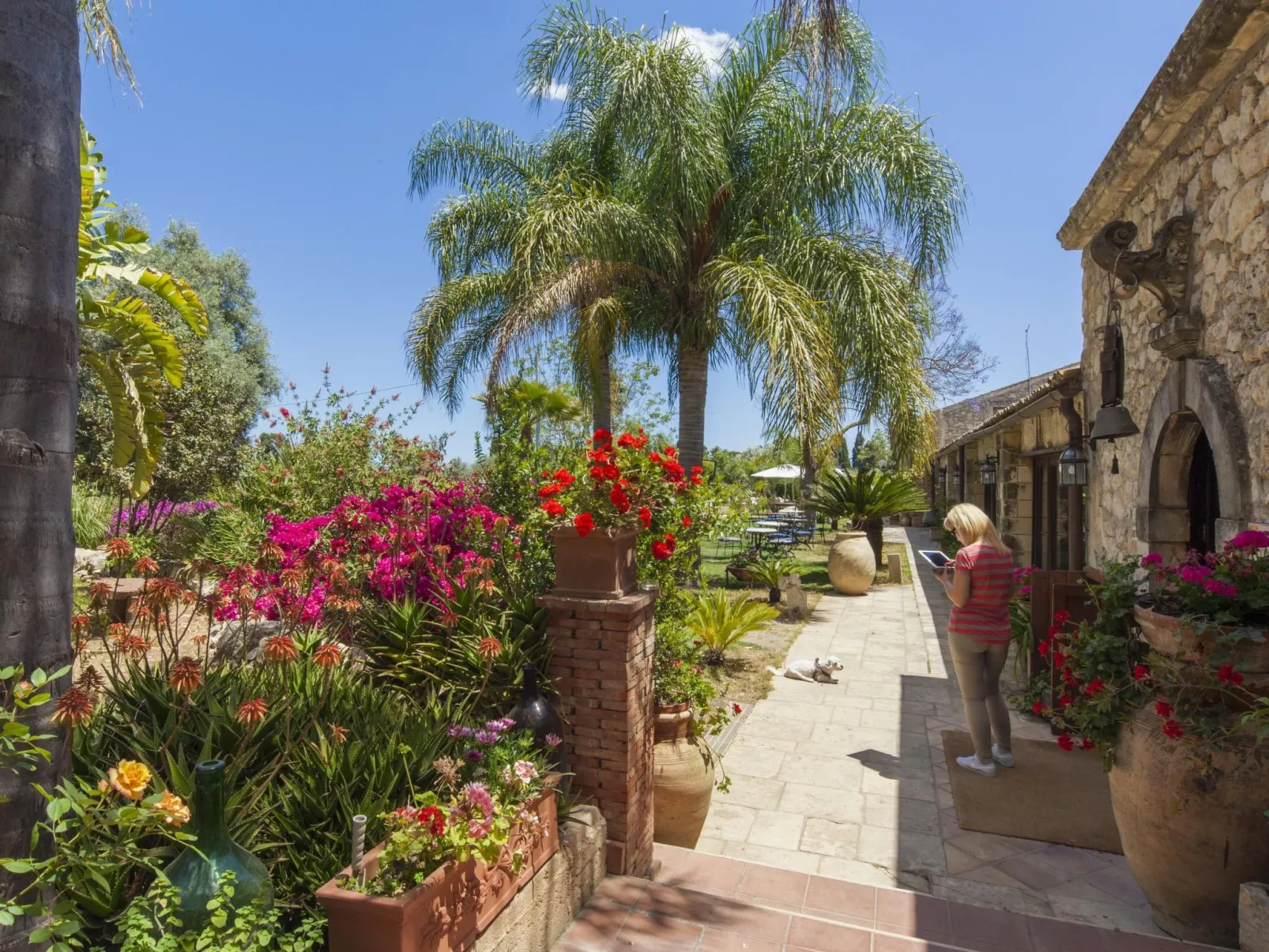 Villa dei Papiri - Superior Zimmer mit möbliertem Garten - Image-tags.info