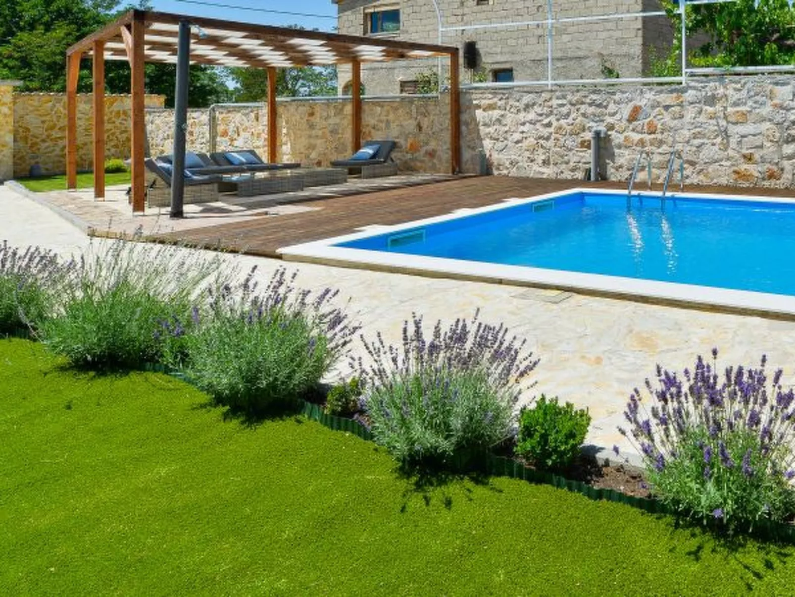 Stone villa Anita with pool - Image-tags.info