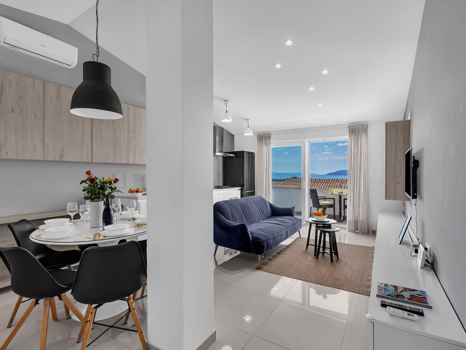 Wohnung "Blue Dream" mit Balkon - Dedans