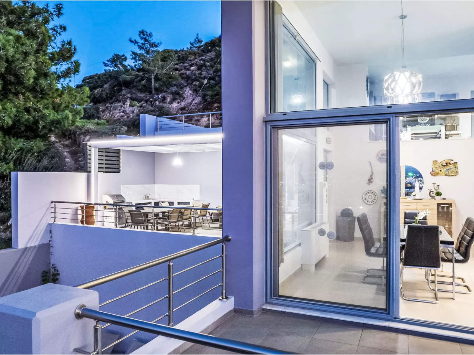 Villa Articiano mit Whirlpool und herrlicher Aussicht - Draußen