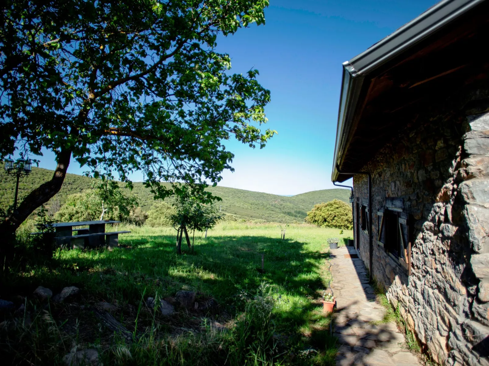 Rural Médulas Haus 1. für 4 PAX belegt. - Draußen