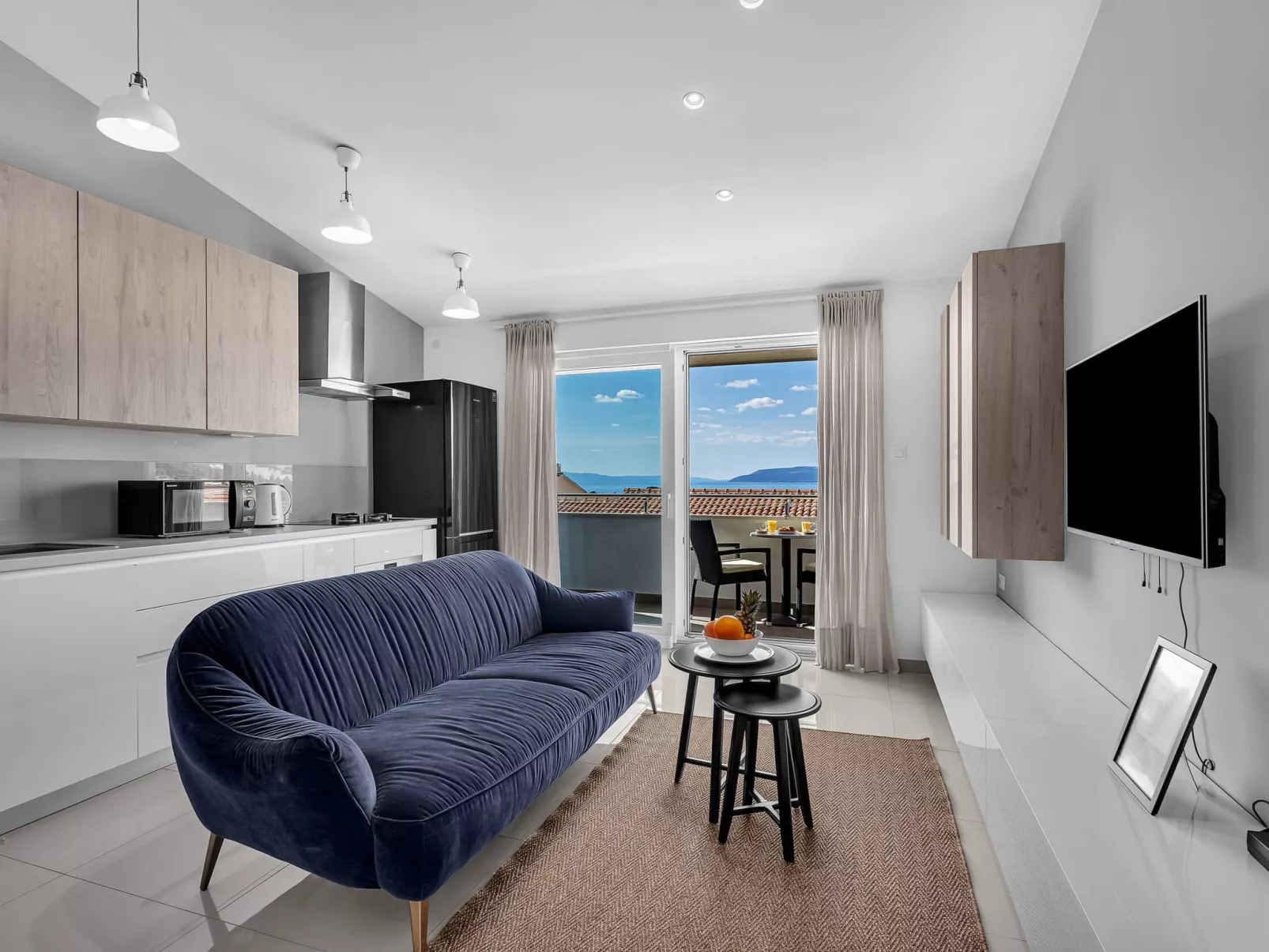 Wohnung "Blue Dream" mit Balkon - Dedans