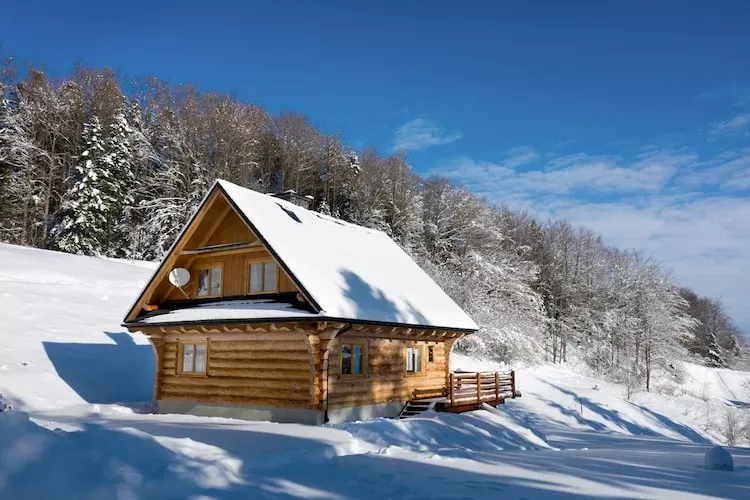 Dom wakacyjny dla 8 osób w Piwnicznej Zdroju - Außenbereich Winter