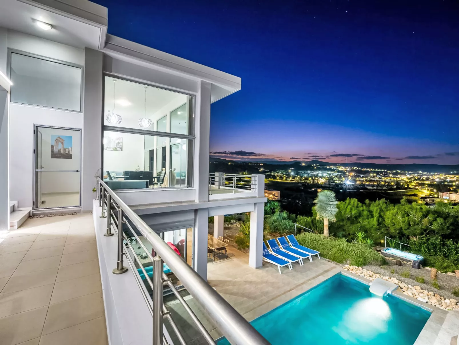 Villa Articiano mit Whirlpool und herrlicher Aussicht - Draußen