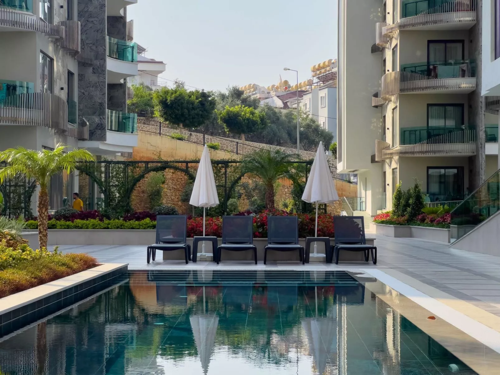 Qoople Eхсellence A-49 neue Wohnung am Meer - Dehors