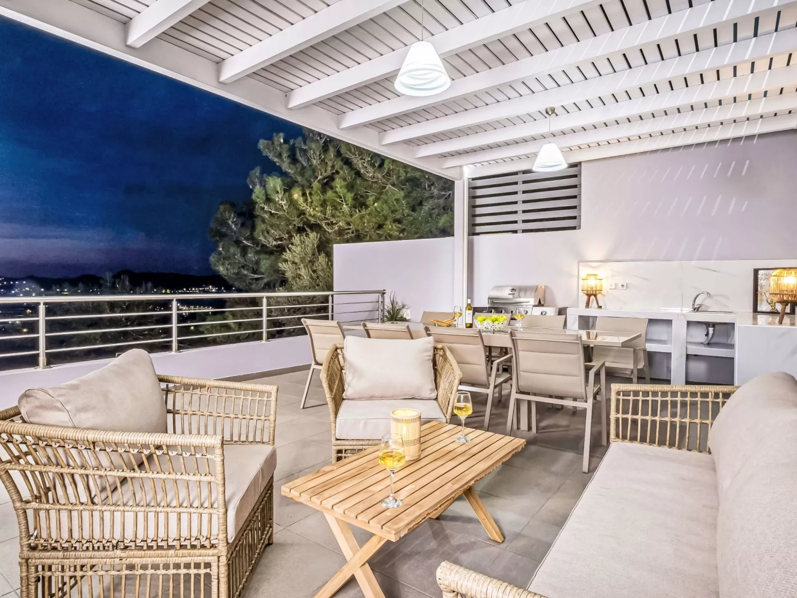 Villa Articiano mit Whirlpool und herrlicher Aussicht - Draußen