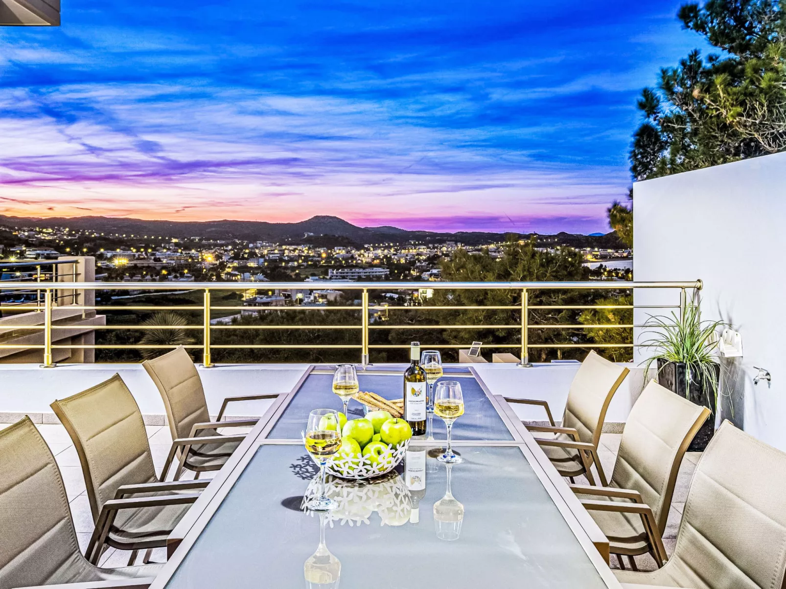 Villa Articiano mit Whirlpool und herrlicher Aussicht - Draußen