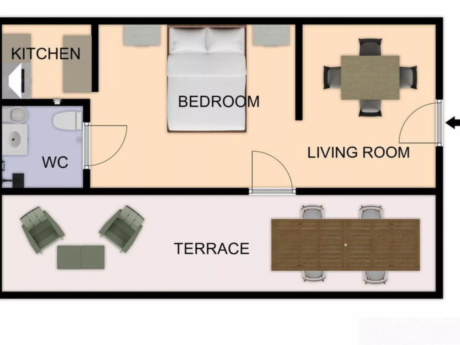Sopraloreto Apartment - Dedans