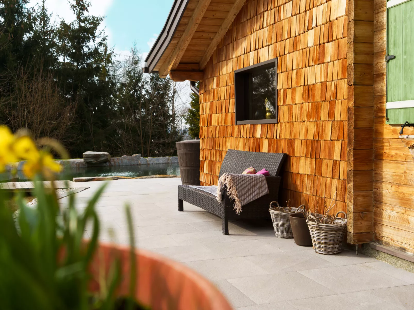 Oase im Grünen - Draußen