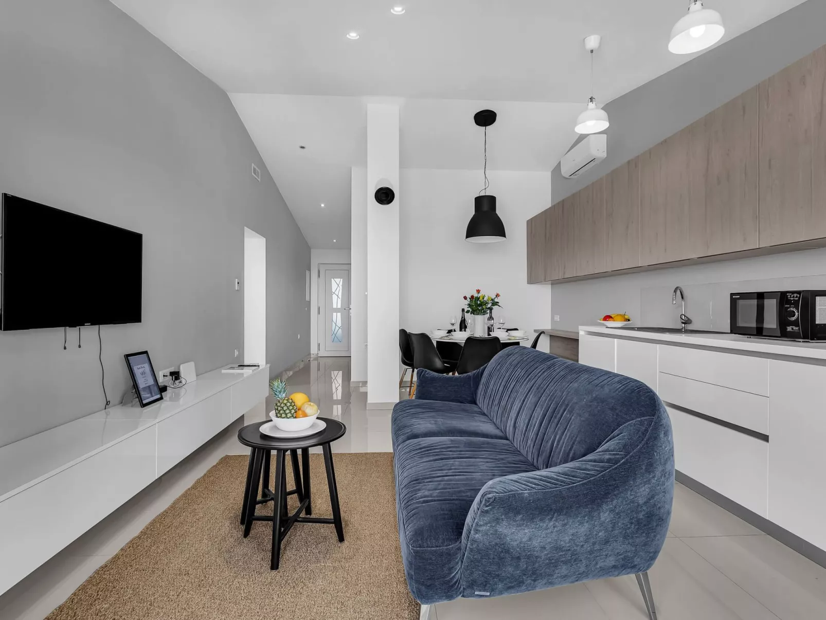 Wohnung "Blue Dream" mit Balkon - Dedans