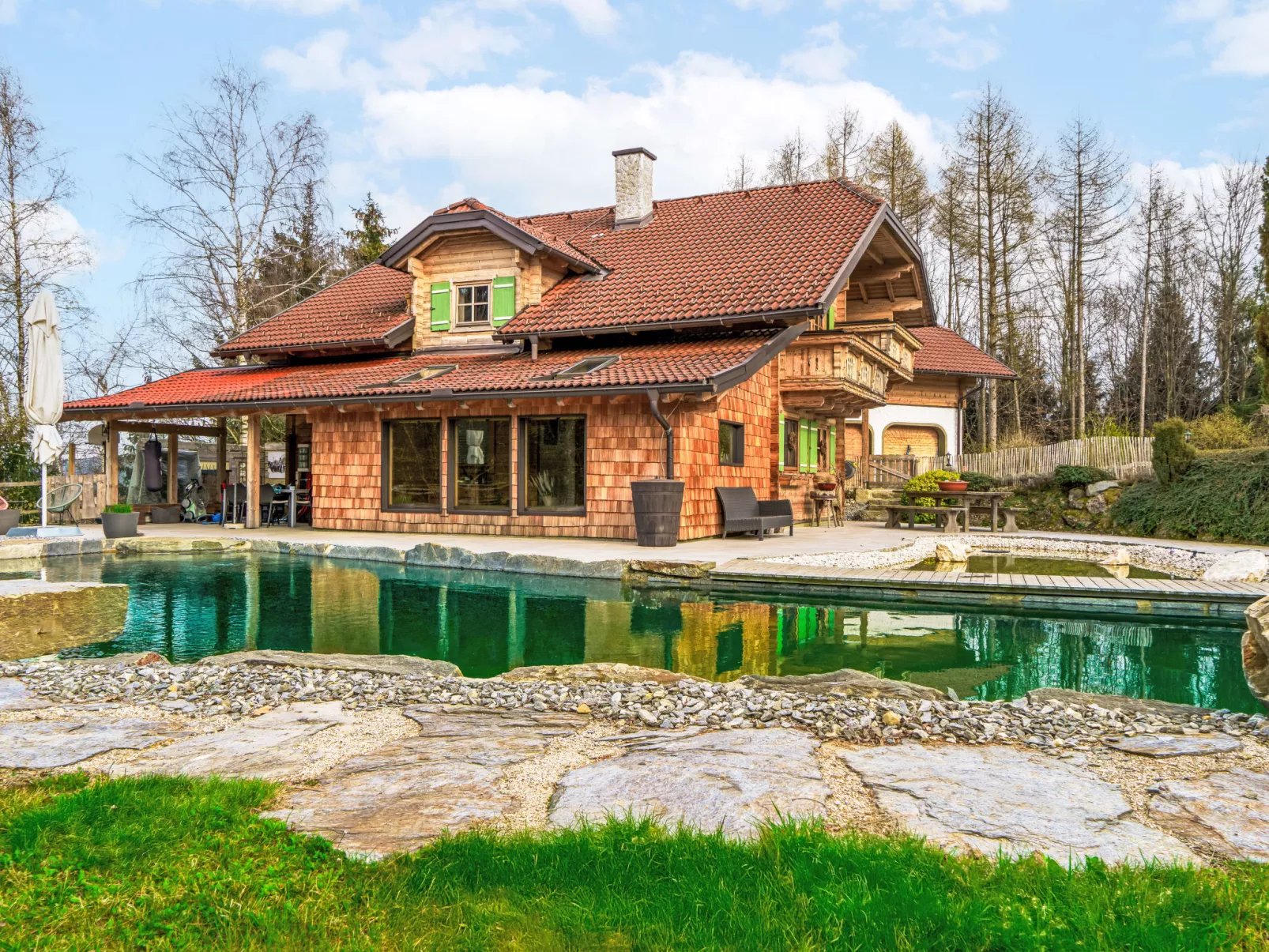 Oase im Grünen - Draußen