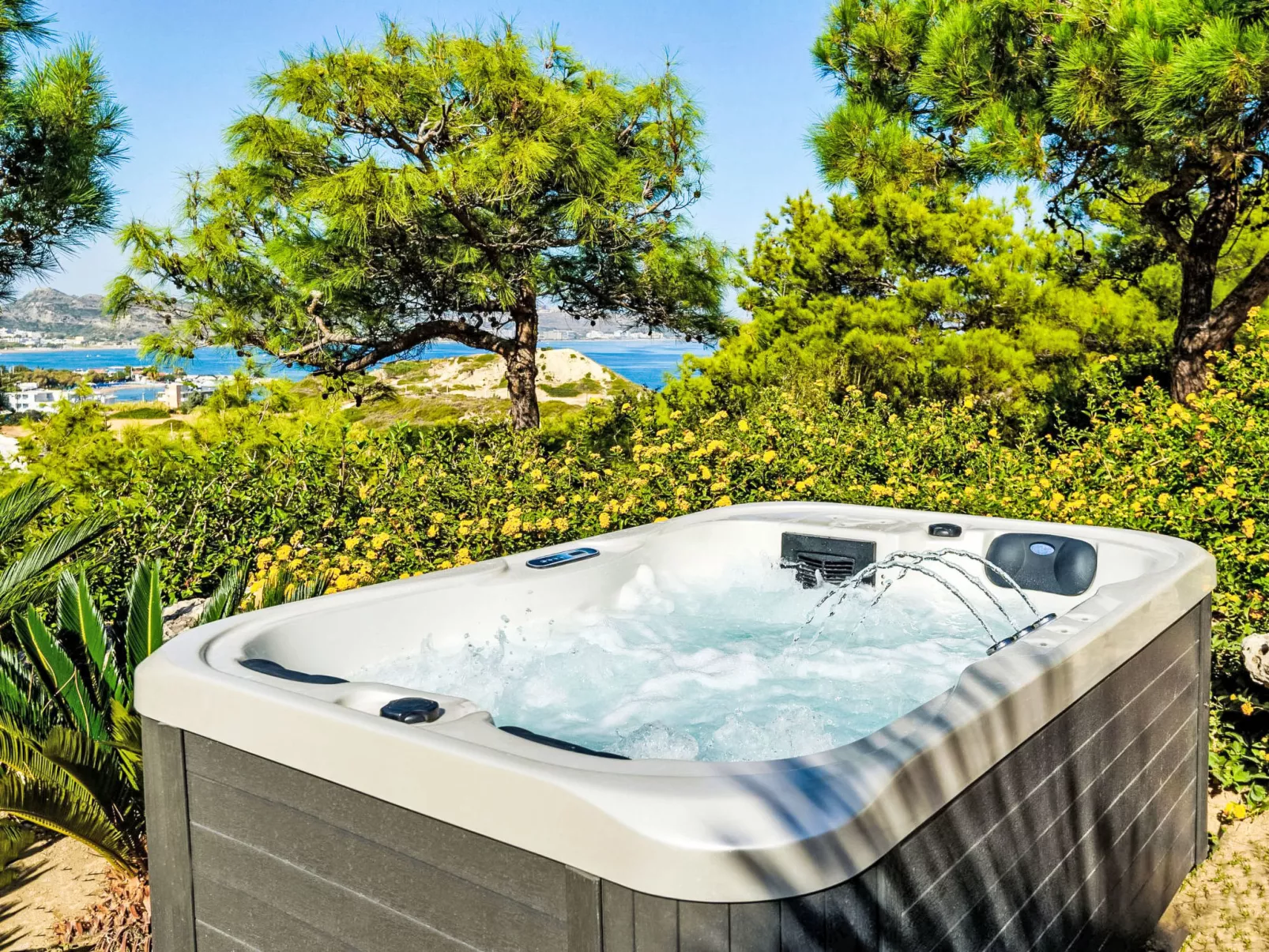 Villa Articiano mit Whirlpool und herrlicher Aussicht - Draußen