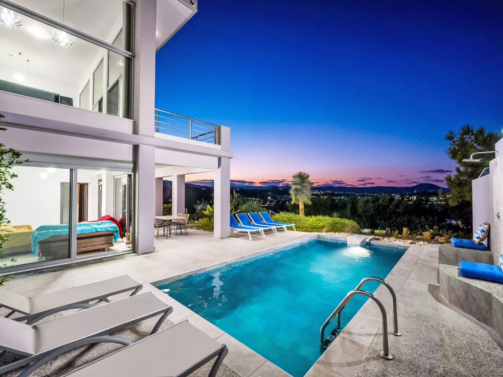 Villa Articiano mit Whirlpool und herrlicher Aussicht - Draußen