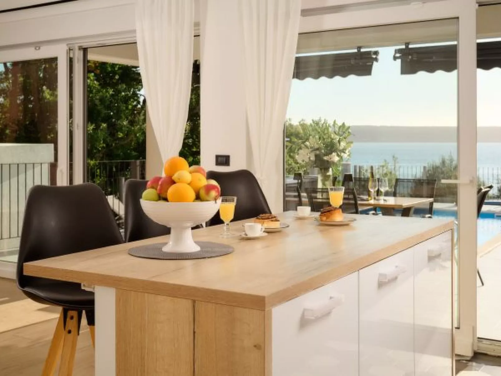 Beautiful Villa Katharina with pool - Draußen