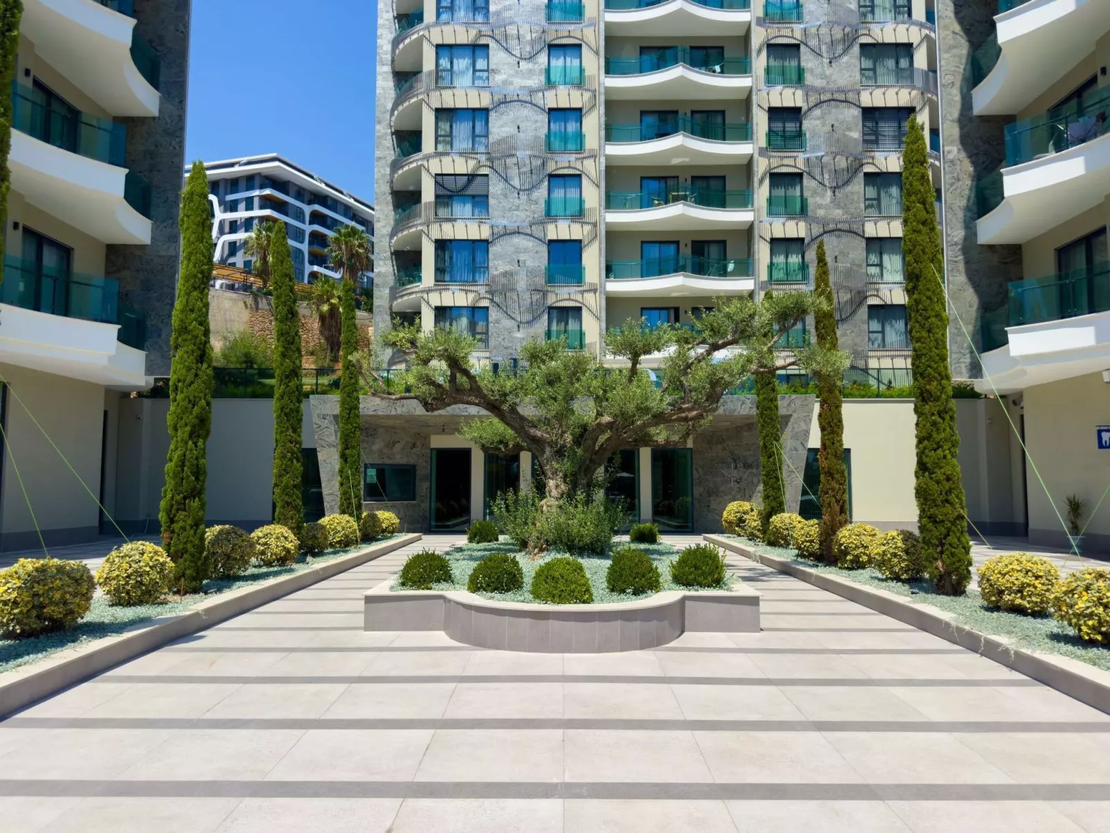 Qoople Eхсellence A-14 neue Wohnung am Meer - Dehors